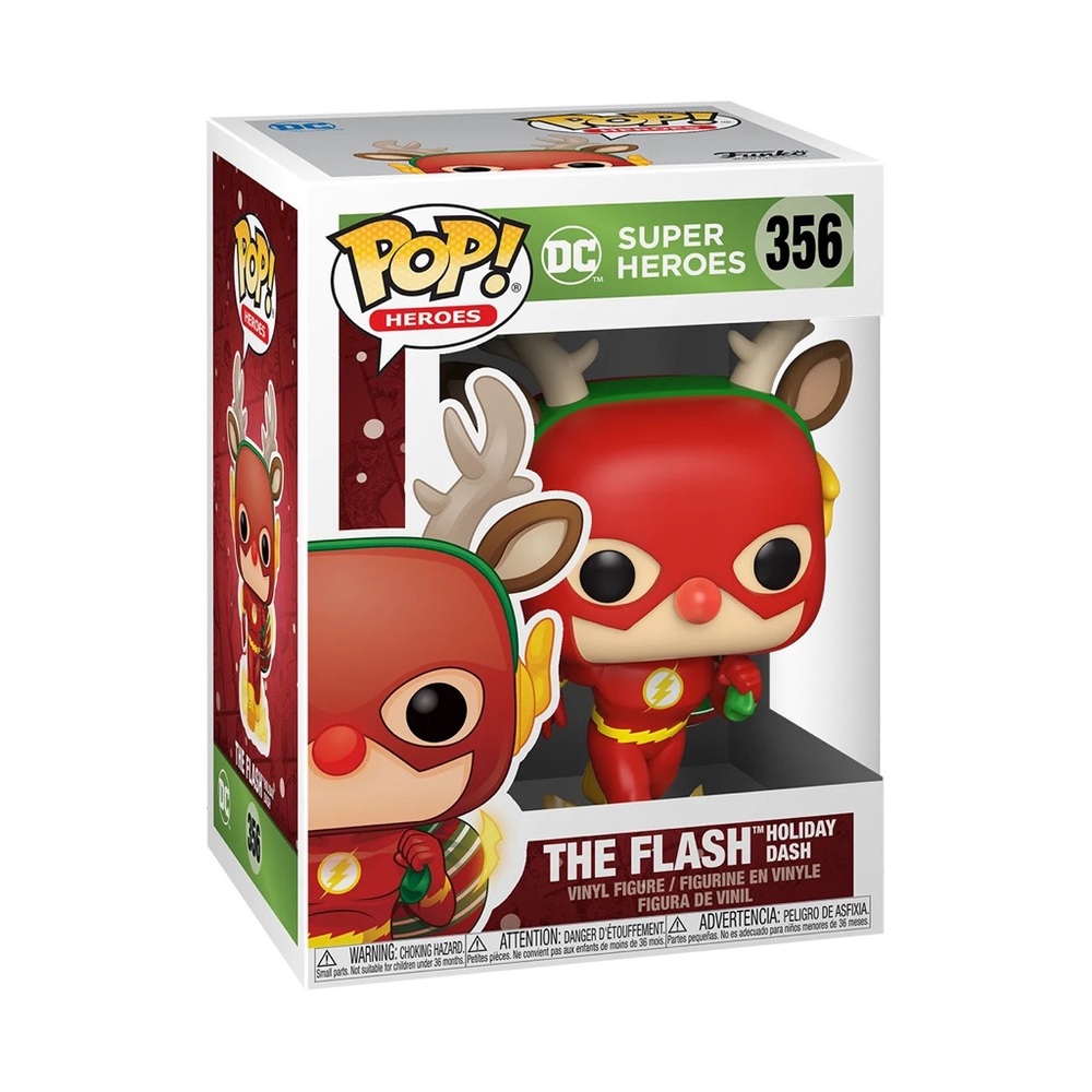 *NEVER OPENED Funko Pop! Vinyl: DC Universe - The Flash Holiday Dash #356